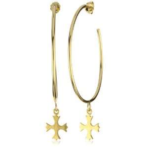  Tat2 Designs Treasure Trove Gold Maltese Cross Hoop 
