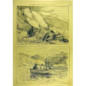  1882 Deer Stalking Trout Fishing Mull Scotland Print