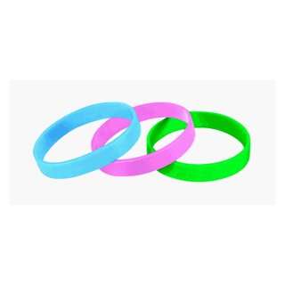  Nike Youth Baller ID Bands   Pink/Green/Sky Blue Sports 