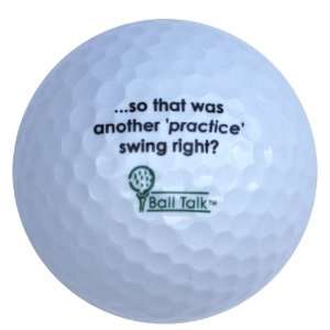  BallTalk Golf Balls   (so that was another practice swing 
