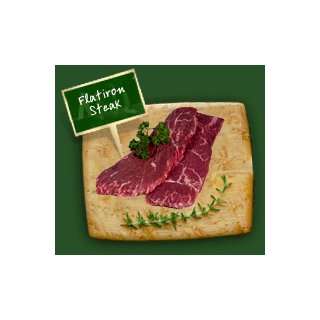 Niman Ranch Flatiron Beef Steaks  Grocery & Gourmet Food