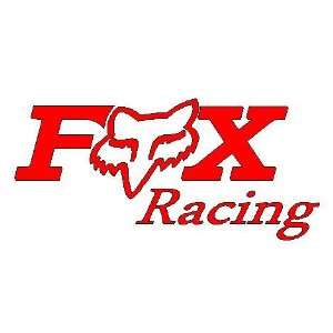  Fox Racing Sticker   Red in Color 