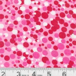   Jersey Print BubblePink Fabric By The Yard Arts, Crafts & Sewing