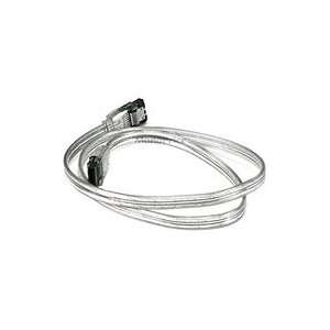  Brand New SATA2 Cables w/Locking Latch / Silver   24 