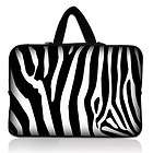 Zebra 16 17 17.3 Soft Neoprene Netbook Laptop Sleeve Bag Case 