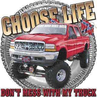 Dixie Outfitters Tshirt Dont Mess With My Truck Redneck Rebel Born 