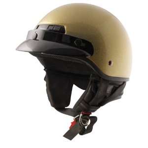  Zox Banos Metal Flake Gold Sm Helmet Automotive