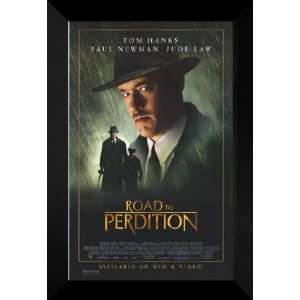  Road to Perdition 27x40 FRAMED Movie Poster   Style D 