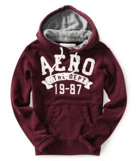 Aeropostale mens AERO Athl Dept 19 87 hooded sweatshirt   Style # 3444 
