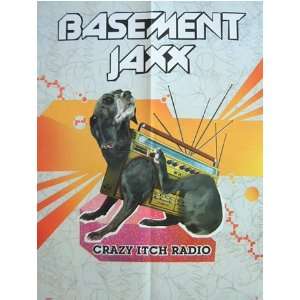 Basement Jaxx Crazy Itch Radio   Original Promotional Poster