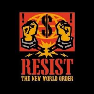  Resist the New World Order Sticker Arts, Crafts & Sewing