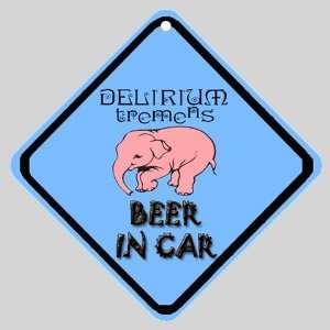  DELIRIUM TREMENS BEER Logo Logo Car Window Sign 