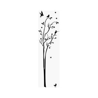  Tree Branch and Bird Black Wall Decal Automotive