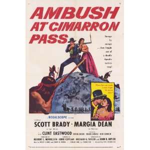  Ambush at Cimarron Pass Movie Poster (27 x 40 Inches 