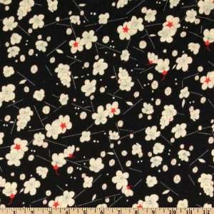 58 Wide Rayon Blend Jersey Knit Kristina Floral Black 