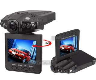 LCD IR 6 LED rotatable 270° DVR Car Vehicle Camera video 