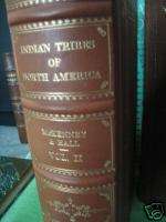 BOOK INDIAN TRIBES OF NORTH AMERICA MCKENNEY AND HALL  