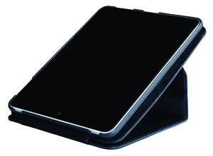 Trexta iPad Rotating Folio Leather Case Stand Black NEW 813365016261 