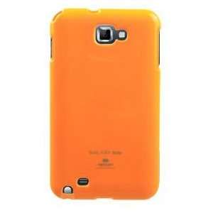  Galaxy Note Pleomax Jelly Soft Slim Fit Case Cover orange 