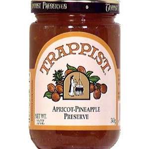 Trappist Preserves Apricot Pineapple 12.0 oz jar (Pack of 3)  