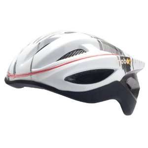  Mobo 360 Degrees LED Light Helmet (Gray and White) L/xl 