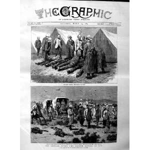  1884 SOUDAN BATTLE TEB WAR RED CROSS BAKER PASHA CAMP 