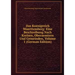   Edition) (9785876747099) Wuerttemberg Statistisches Landesamt Books