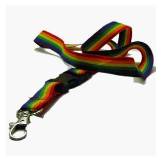  Rainbow Lanyard with Claw Key Clasp Arts, Crafts & Sewing