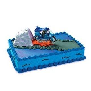 Batman on Batcycle & Cave Cake Topper