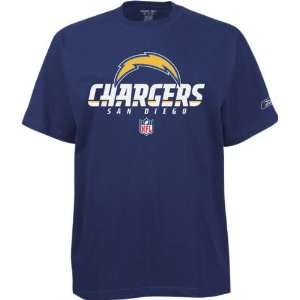 San Diego Chargers  Navy  Team Marks 2008 Sideline T Shirt  