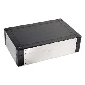 Axis Steel Black Leather 8 Watch Display Box Case 