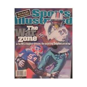 Lamar Smith autographed Sports Illustrated Magazine (Miami Dolphins 