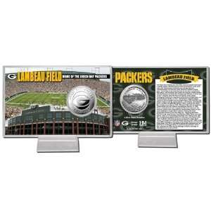  Green Bay Packers Lambeau Field Silver Coin Card 