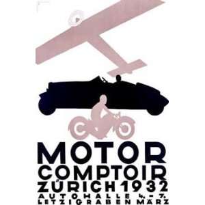     Zurich Motor Exposition Giclee on acid free paper