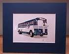 GREYHOUND LINES YELLOW COACH 743 BUS PRINT MADE FROM OR