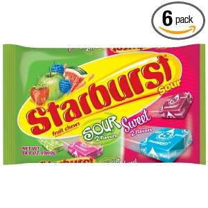 Starburst Sour Candy, 14 Ounce Packages Grocery & Gourmet Food