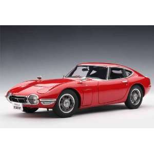  Toyota 2000 GT Coupe Upgraded 1/18 Red Toys & Games