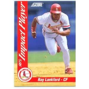    1992 Score Impact Player #8 Ray Lankford
