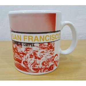  Starbucks San Francisco Coffee Mug 1998 Golden Gate Brg 
