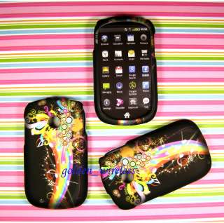 Musical Rainbow TracFone LG LG800G Faceplate Snap on Phone Hard Cover 