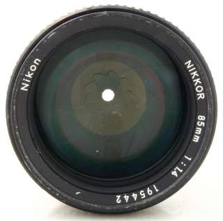 Nikon Nikkor 85mm 11.4; made in Japan; with front cap  