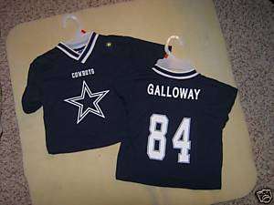 NFL Dallas Cowboys #84 Galloway Kids Jersey Size 3T NWT  