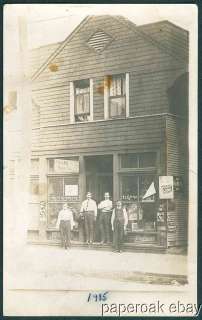 1915 Cigar Tobacco Store Toledo, Ohio Photo Postcard  