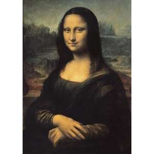  Leondardo Da Vinci 38W by 54H  Mona Lisa CANVAS Edge 