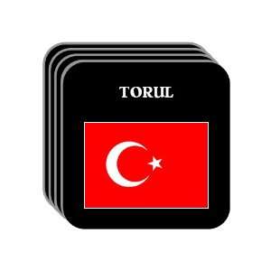  Turkey   TORUL Set of 4 Mini Mousepad Coasters 