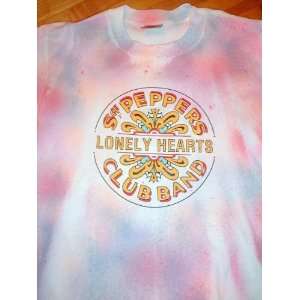  Beatles Sgt. Pepper Large Tye Dye T Shirt 