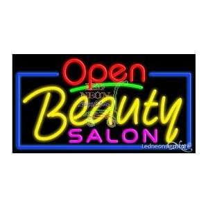 Beauty Salon Neon Sign 20 inch tall x 37 inch wide x 3.5 inch deep 