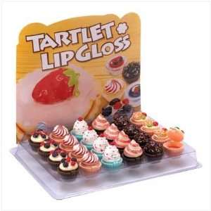 Set Of 24 Cupcake Lip Gloss Makeup With Display Case 