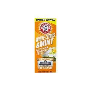 Carpet Odor Eliminator White Citrus & Mint   Loosens & Helps Lift Dirt 
