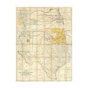  United States War Department   Map Of The States Of Kansas 